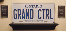 Load image into Gallery viewer, GRAND CTRL : Custom Car Ontario For Off Road License Plate Souvenir Personalized Gift Display
