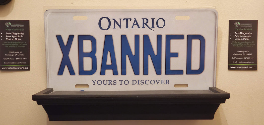 *XBANNED* : Hey, Want to Stand Out From The Crowd?  : Customized Any Province Car Style Souvenir/Gift Plates