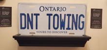 Load image into Gallery viewer, *DNT TOWING* : Hey, Want to Stand Out From The Crowd?  : Customized Any Province Car Style Souvenir/Gift Plates
