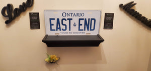 *EAST END* : Hey, Want to Stand Out From The Crowd?  : Customized Any Province Car Style Souvenir/Gift Plates