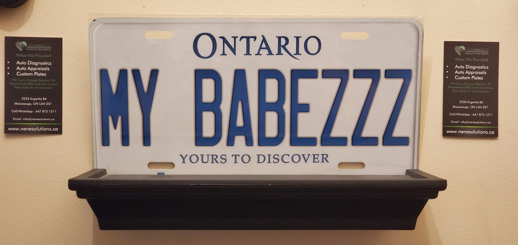 *MY BABEZZZ* : Hey, Want to Stand Out From The Crowd?  : Customized Any Province Car Style Souvenir/Gift Plates