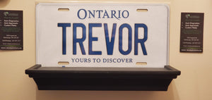 *TREVOR* : Hey, Want to Stand Out From The Crowd?  : Customized Any Province Car Style Souvenir/Gift Plates