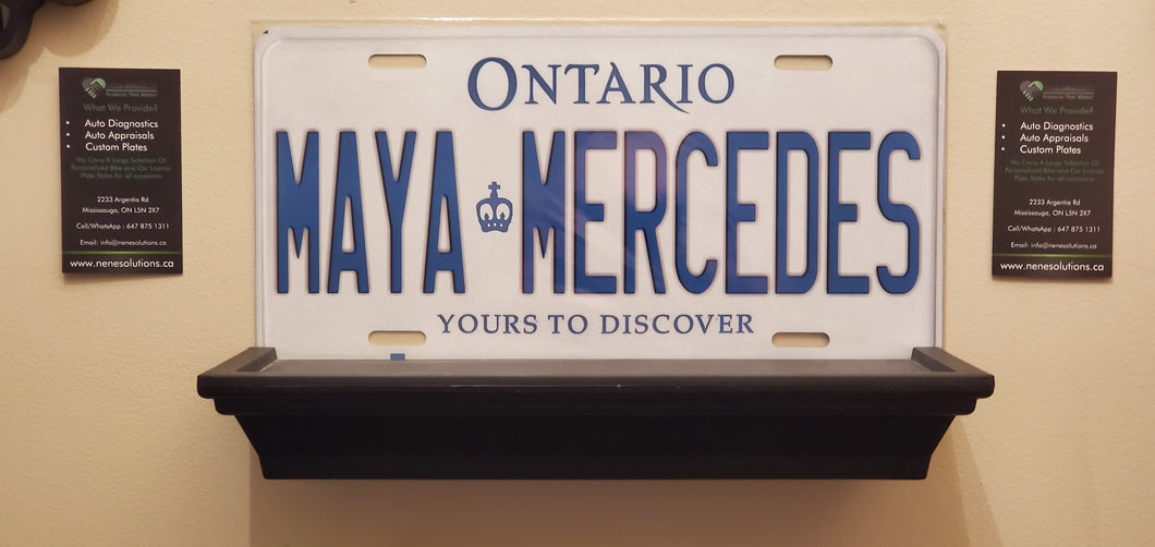 *MAYA MERCEDES* : Hey, Want to Stand Out From The Crowd?  : Customized Any Province Car Style Souvenir/Gift Plates