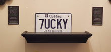 Load image into Gallery viewer, 7UCKY : Custom Bike Quebec For Off Road License Plate Souvenir Personalized Gift Display
