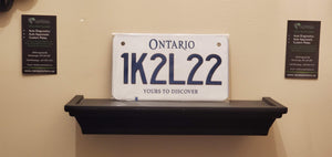 1K2L22 : Custom Car Ontario For Off Road License Plate Souvenir Personalized Gift Display