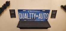 Load image into Gallery viewer, *QUALITY AUTO*  : Promote Your Business- Special Edition Blue Ontario Style License Plate Style
