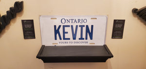 KEVIN : Custom Car Ontario For Off Road License Plate Souvenir Personalized Gift Display