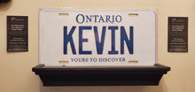 Load image into Gallery viewer, KEVIN : Custom Car Ontario For Off Road License Plate Souvenir Personalized Gift Display
