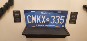 *CMKX 335*  : Custom Made For Client Who Owns Blue Ontario Plate