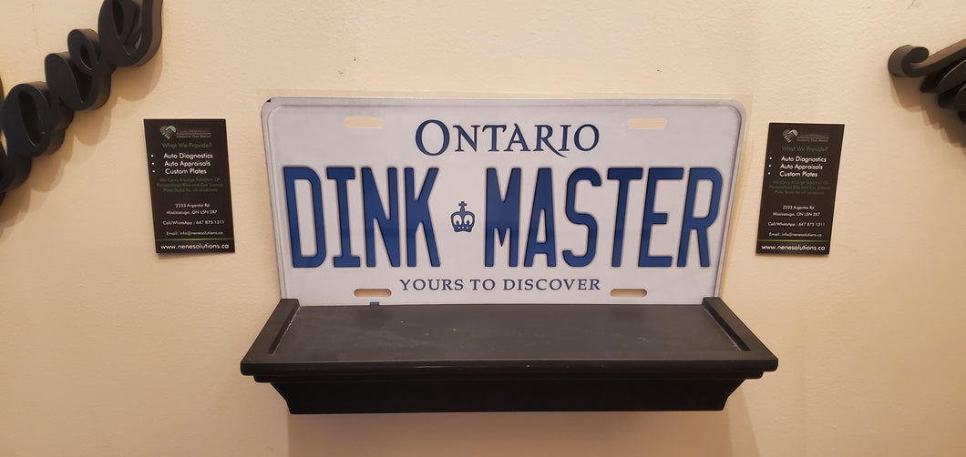 *DINK MASTER*  : Creative Combination Style Souvenir/Gift Plate in Car Size