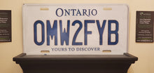 Load image into Gallery viewer, *OMW2FYB* : Personalized Name Plate:  Souvenir/Gift Plate in Car Size
