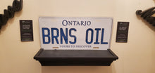 Load image into Gallery viewer, *BRNS OIL* : Personalized Name Plate:  Souvenir/Gift Plate in Car Size
