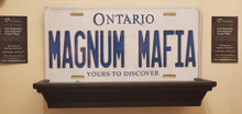 Load image into Gallery viewer, *MAGNUM MAFIA* : Personalized Name Plate:  Souvenir/Gift Plate in Car Size
