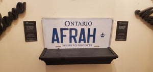 AFRAH  : Custom Car Ontario For Off Road License Plate Souvenir Personalized Gift Display