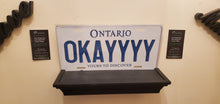 Load image into Gallery viewer, *OKAYYYY * : Personalized Name Plate:  Souvenir/Gift Plate in Car Size
