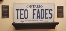 Load image into Gallery viewer, *TEO FADE* : Personalized Name Plate:  Souvenir/Gift Plate in Car Size
