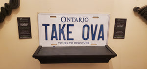 *TAKE OVA* : Personalized Name Plate:  Souvenir/Gift Plate in Car Size