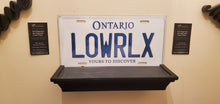 Load image into Gallery viewer, LOWRLX : Custom Car Ontario For Off Road License Plate Souvenir Personalized Gift Display
