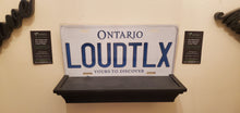 Load image into Gallery viewer, LOUDTLX : Custom Car Ontario For Off Road License Plate Souvenir Personalized Gift Display
