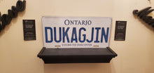Load image into Gallery viewer, *DUKAGJIN* : Personalized Name Plate:  Souvenir/Gift Plate in Car Size
