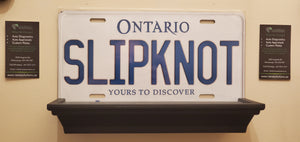 SLIPKNOT : Custom Car Ontario For Off Road License Plate Souvenir Personalized Gift Display