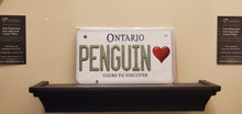 Load image into Gallery viewer, PENGUIN (Green) : Custom Bike Ontario For Off Road License Plate Souvenir Personalized Gift Display
