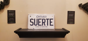 *SUERTE* : Hey, Want To Stand Out From The Crowd?  : Customized Motorbike Style Souvenir/Gift Plates (Any Province)