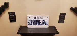 *SORRYBADSIGNAL* : Hey, Want To Stand Out From The Crowd?  : Customized Motorbike Style Souvenir/Gift Plates (Any Province)