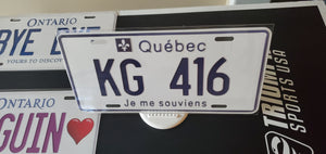*KG 416*  : Personalized Style Souvenir/Gift Plate in Car Size