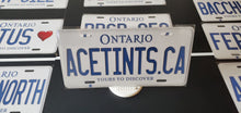 Load image into Gallery viewer, ACETINTS.CA  : Custom Car Ontario For Off Road License Plate Souvenir Personalized Gift Display
