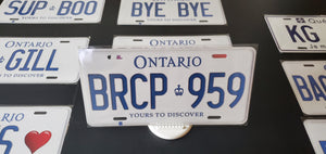 *BRCP 959*  : Personalized Style Souvenir/Gift Plate in Car Size