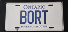 Load image into Gallery viewer, *BORT*  : Personalized Style Souvenir/Gift Plate in Car Size
