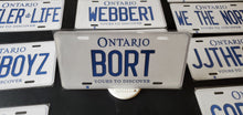 Load image into Gallery viewer, *BORT*  : Personalized Style Souvenir/Gift Plate in Car Size
