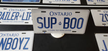Load image into Gallery viewer, *SUP BOO*  : Personalized Style Souvenir/Gift Plate in Car Size
