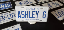 Load image into Gallery viewer, *ASHLEY G*  : Personalized Style Souvenir/Gift Plate in Car Size
