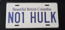 Load image into Gallery viewer, *NO1 HULK*  : Personalized Style Souvenir/Gift Plate in Car Size
