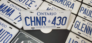 Custom Car License Plate: CHNR 430
