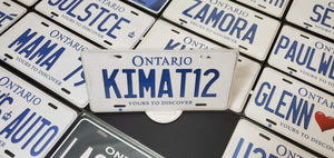 Custom Car License Plate: Kimat 12