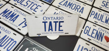 Load image into Gallery viewer, Custom Car License Plate: Tate

