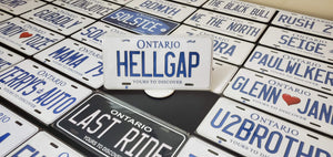 Custom Car License Plate: Hellgap