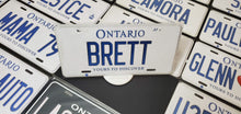 Load image into Gallery viewer, Custom Car License Plate: Brett
