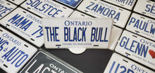 Load image into Gallery viewer, Custom Car License Plate: The Black Bull
