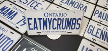 Load image into Gallery viewer, Custom Car License Plate: Eatmycrumbs
