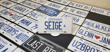 Load image into Gallery viewer, Custom Car License Plate: Seige
