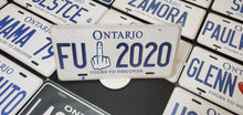 Load image into Gallery viewer, Custom Car License Plate: FU 2020
