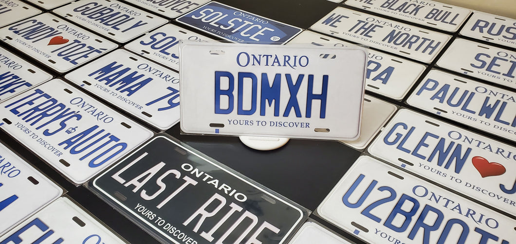 BDMXH : Custom Car Ontario For Off Road License Plate Souvenir Personalized Gift Display