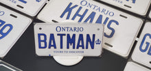 Load image into Gallery viewer, Custom Car License Plate: Batman
