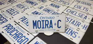 *MOIRA C* : Hey, Want to Stand Out From The Crowd?  : Customized Any Province Car Style Souvenir/Gift Plates