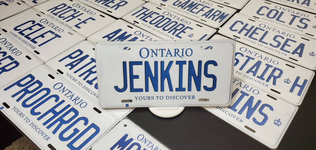 *JENKINS* : Hey, Want to Stand Out From The Crowd?  : Customized Any Province Car Style Souvenir/Gift Plates