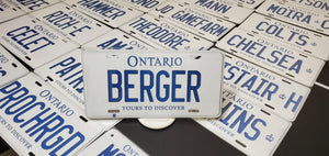 *BERGER* : Hey, Want to Stand Out From The Crowd?  : Customized Any Province Car Style Souvenir/Gift Plates